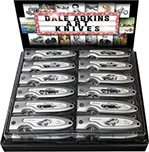 Dale Adkins Classic Cars Accublade Knives Available in 12 pc and 24 pc knife displays Item  200112