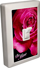 Be Mine Valentine Rose 6 LED Night Light Wall Switch Item 110580VALENTINE