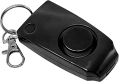 Emergency Personal Panic Alarm, BLack, 120 db, Safety Whistle
