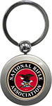 NRA Zinc Round Keychain