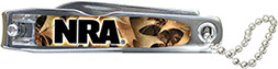 NRA National Rifle Association Keychain Fingernail Clipper Camouflage