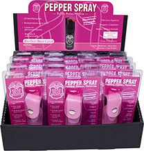 Pink Pepper Spray 12 pc Display