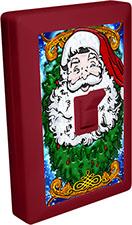 Christmas Santa Claus 6 LED Night Light Wall Switch Item 110580XMAS